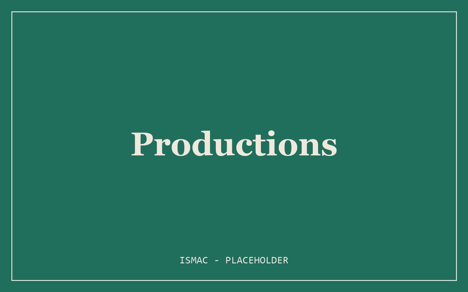 Productions