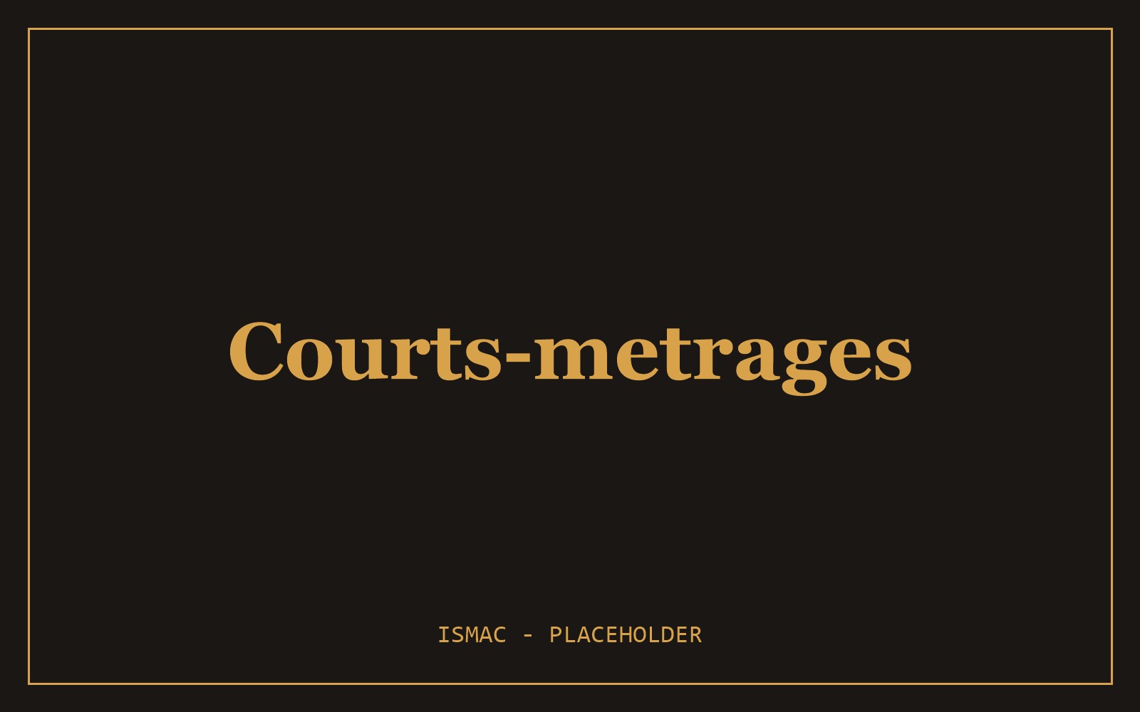 Courts-métrages