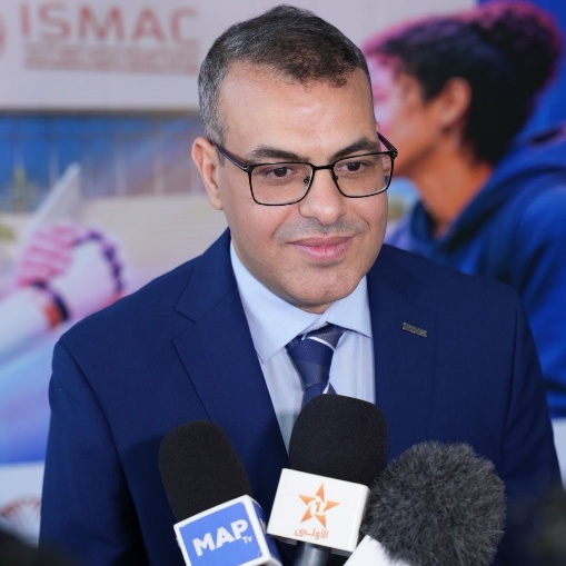 Le Directeur de l’ISMAC, Abdessamad Moutei